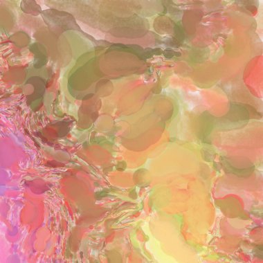 Soyut doku. Yüzeyde etkileyici el yapımı suluboya. Suluboya fırça darbeleri. Modern sanat. Çok renkli arkaplan. Çağdaş duvar sanatı. Renkli bir fon. 2d illüstrasyon.