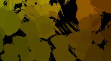 Canlı fırça darbeleriyle boyanmış. Renkli desenli resim. Fırçalanmış duvar kağıdını boya.