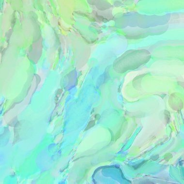 Çağdaş sanat. El işçiliğinin renkli dokusu. Modern resim. Yüzeyde suluboya vuruşlar. Sanatsal arkaplan resmi. Tablo üzerinde soyut resim. Fırça darbeleri. 