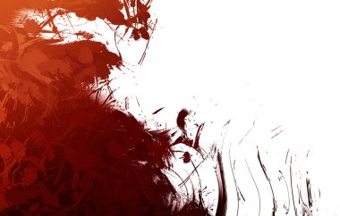 Duvar sanatı Eşsiz ve yaratıcı illüstrasyon. Fırça darbesi ile boyanmış. Renkli fırça darbelerinin soyut arkaplanı. Fırçalanmış canlı duvar kâğıdı. Boyalı sanatsal yaratım.