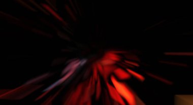 Işık parçacık izleri. Parlayan parçacıkları ve çizgileri olan ışık patlaması yıldızı. Güzel hareketli soyut ışın arkaplanı.