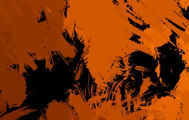 Sanatsal soyut arkaplan. Doku boyalı duvar kağıdı. Boya darbeleriyle yaratıcı bir illüstrasyon. Fırça desenli resim.