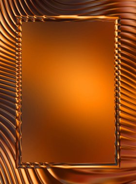 Soyut çerçeveli arkaplan. Renkli, canlı, dalgalı bir duvar kağıdı. Merkezi çerçeveli yaratıcı grafik 2d çizim. Dinamik şekilli modaya uygun sıvı örtüsü.