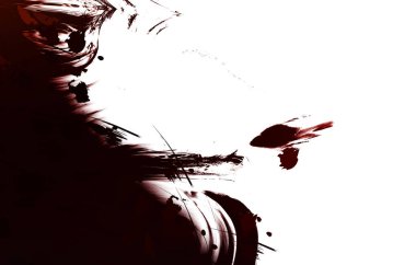 Duvar sanatı Eşsiz ve yaratıcı illüstrasyon. Fırça darbesi ile boyanmış. Renkli fırça darbelerinin soyut arkaplanı. Fırçalanmış canlı duvar kâğıdı. Boyalı sanatsal yaratım.