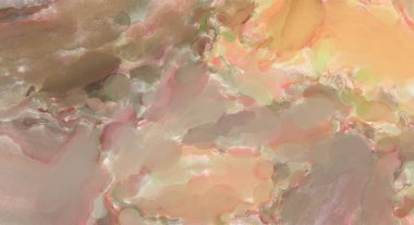 Yumuşak suluboya duvar kağıdı. Hafifçe fırçalanmış renkleri olan sanatsal bir resim. Pastel renkler arkaplana dokunmuş. Soyut duvar sanatı..