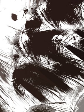 Renkli fırça darbelerinin soyut arkaplanı. fırçalanmış canlı duvar kağıdı. resmedilmiş sanat eseri. Eşsiz ve yaratıcı illüstrasyon.