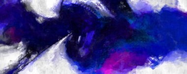 Soyut arkaplanda pürüzlü fırça darbeleri. Fırça boyası. Renkli boya darbeleri. Eşsiz duvar sanatı. Tuvaldeki modern sanat. Renkli çağdaş sanat eserleri. 