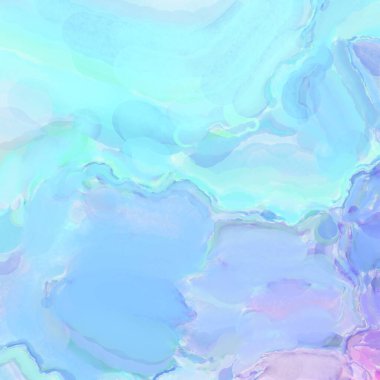 Çağdaş sanat. El işçiliğinin renkli dokusu. Modern resim. Yüzeyde suluboya vuruşlar. Sanatsal arkaplan resmi. Tablo üzerinde soyut resim. Fırça darbeleri. 