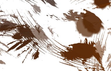 Renkli fırça darbelerinin 2B çizimi. Dekoratif doku resmi. Canlı boya desenli arka plan. Kaotik fırça darbeleri resim.