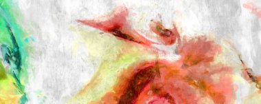 Soyut arkaplanda pürüzlü fırça darbeleri. Fırça boyası. Renkli boya darbeleri. Eşsiz duvar sanatı. Tuvaldeki modern sanat. Renkli çağdaş sanat eserleri. 