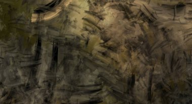 Modern sanat. Taranmış Boyalı Soyut Arkaplan. Fırça darbesi ile boyanmış. Boya darbeleri. 2B Görüntü