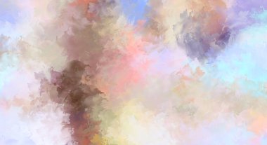 Renkli fırça darbelerinin soyut arkaplanı. fırçalanmış canlı duvar kağıdı. resmedilmiş sanat eseri. Eşsiz ve yaratıcı illüstrasyon.