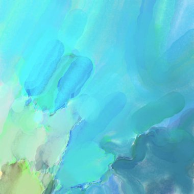 Soyut doku. Yüzeyde etkileyici el yapımı suluboya. Suluboya fırça darbeleri. Modern sanat. Çok renkli arkaplan. Çağdaş duvar sanatı. Renkli bir fon. 2d illüstrasyon.