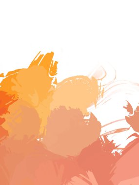 Taranmış Boyalı Soyut Arkaplan. Vahşi kaotik fırça darbeleri. Boya darbeleri. 2D İllüstrasyon. Fırça darbeli resim. 