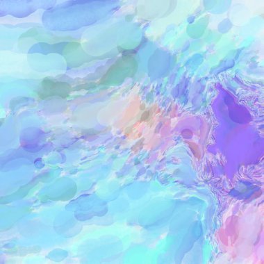 El yapımı sürreal soyut desenli suluboya. Modern sanatsal resim. 2D çizim. Arkaplan boyası karışımı. Yaratıcı duvar sanatı. Çağdaş sanat.