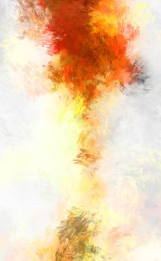 Canlı fırça darbeleriyle boyanmış. Renkli desenli resim. Fırçalanmış duvar kağıdını boya.