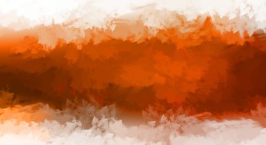 Renkli fırça darbelerinin 2D çizimi. Dekoratif desenli resim. canlı boya desenli arkaplan.