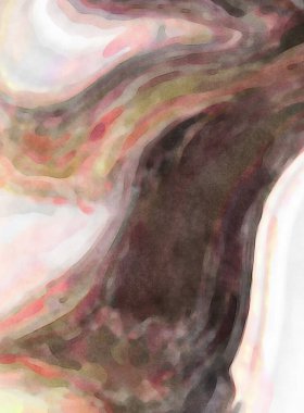 2D çizim. Sanatsal arkaplan resmi. Tablo üzerinde soyut resim. Çağdaş sanat. El yapımı resim. Renkli doku. Modern sanat eserleri. Yüzeyde suluboya fırça darbeleriyle boyama.