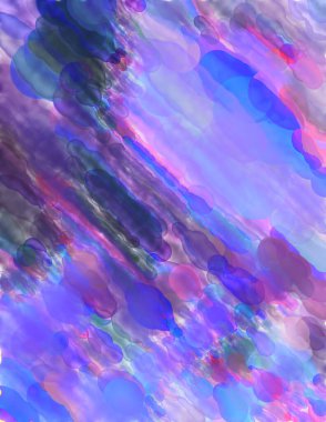 Çağdaş sanat. El yapımı resim. Modern sanat eserleri. Yüzeyde suluboya fırça darbeleriyle resim yapmak. 2D çizim. Sanatsal arkaplan resmi. Tablo üzerinde soyut resim. Renkli doku.