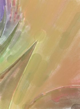 Poster, duvar sanatı, afiş, kart, kitap kapağı veya ambalaj için pastel renkli suluboya resim. Alkol mürekkebini andıran rahatlatıcı fırça darbelerinin modern resmi.