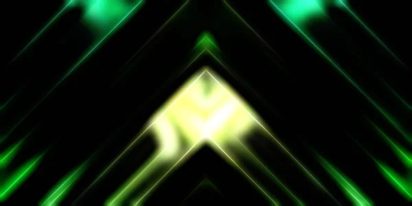 Abstract Shining Geometric Lights Background Fractal Symmetric Graphic Illustration Intersecting — Stock Photo, Image