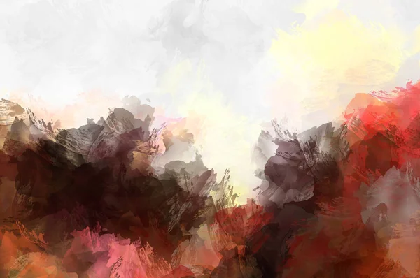 Strokes Paint Illustration Brushed Painted Abstract Background Brush Stroked Painting — Stock Photo, Image