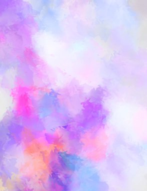 Sanatsal soyut arkaplan. Doku boyalı duvar kağıdı. Boya darbeleriyle yaratıcı bir illüstrasyon. Fırça desenli resim.