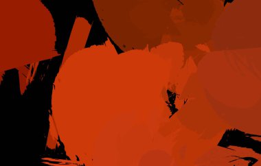 Sanatsal soyut arkaplan. Doku boyalı duvar kağıdı. Boya darbeleriyle yaratıcı bir illüstrasyon. Fırça desenli resim.