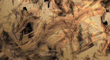 Modern sanat. Taranmış Boyalı Soyut Arkaplan. Fırça darbesi ile boyanmış. Boya darbeleri. 2B Görüntü