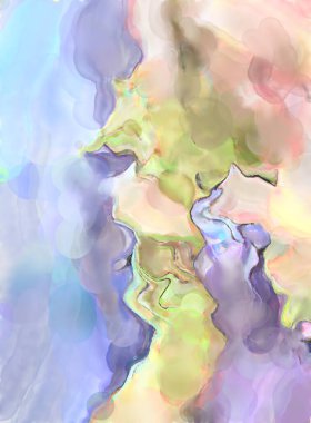 Suluboya fırça darbeleri. Modern sanat. Soyut doku. 2D çizim. Yüzeyde etkileyici el yapımı suluboya. Renkli bir fon. Çok renkli arkaplan. Çağdaş duvar sanatı. 