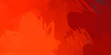 Taranmış Boyalı Soyut Arkaplan. Vahşi kaotik fırça darbeleri. Boya darbeleri. 2D İllüstrasyon. Fırça darbeli resim.