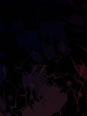 Duvar sanatı Eşsiz ve yaratıcı illüstrasyon. Fırça darbesi ile boyanmış. Renkli fırça darbelerinin soyut arkaplanı. Fırçalanmış canlı duvar kâğıdı. Boyalı sanatsal yaratım.