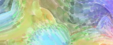 Suluboya fırça darbeleri. Modern sanat. Soyut doku. 2D çizim. Yüzeyde etkileyici el yapımı suluboya. Renkli bir fon. Çok renkli arkaplan. Çağdaş duvar sanatı. 