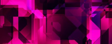 Soyut geometrik duvar kağıdı. Geometrik renkli şekiller. Çokgen arka plan. Bir teknolojinin dijital illüstrasyonuName.