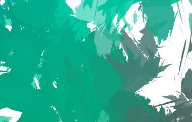 Sanatsal soyut arkaplan. Doku boyalı duvar kağıdı. Boya darbeleriyle yaratıcı bir illüstrasyon. Fırça desenli resim.