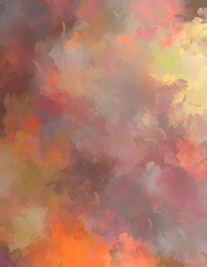 Renkli fırça darbelerinin soyut arkaplanı. fırçalanmış canlı duvar kağıdı. resmedilmiş sanat eseri. Eşsiz ve yaratıcı illüstrasyon.