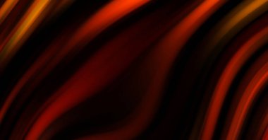 Siyah arka planda renkli düz çizgiler. Sıvı ve sıvı renkli dalgalar karanlıkta akıyor. Duvar kağıdı, afiş, arkaplan, kart, kitap, kapak, poster, afiş, broşür