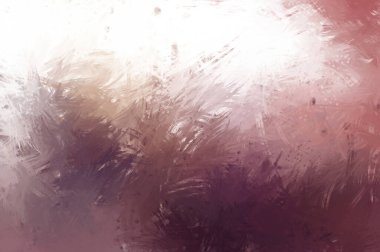 Canlı fırça darbeleriyle boyanmış. Renkli desenli resim. Fırçalanmış duvar kağıdını boya.