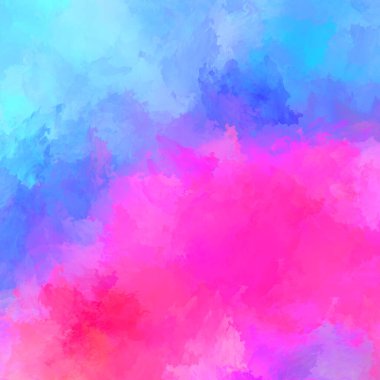 Duvar sanatı Eşsiz ve yaratıcı illüstrasyon. Fırça darbesi ile boyanmış. Renkli fırça darbelerinin soyut arkaplanı. Fırçalanmış canlı duvar kâğıdı. Boyalı sanatsal yaratım.