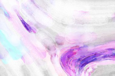 Suluboya fırça darbeleri. Modern sanat. Soyut doku. 2D çizim. Yüzeyde etkileyici el yapımı suluboya. Renkli bir fon. Çok renkli arkaplan. Çağdaş duvar sanatı. 