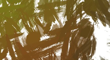 Renkli fırça darbelerinin 2B çizimi. Dekoratif doku resmi. Canlı boya desenli arka plan. Kaotik fırça darbeleri resim.