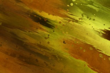 Yaratıcı soyut resim. Artistik fırça darbeleriyle donatılmış. Renkli ve canlı bir illüstrasyon. boyalı sanat.