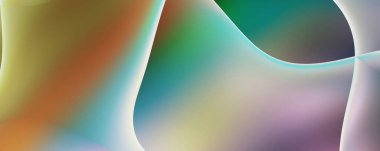 Soyut arkaplan. Değişken renk değişim dalgaları, dinamik hareketlerle. Işık dalgalarının neon renkli soyut tasarımı. Duvar kağıdı, afiş, arkaplan, kart, kitap illüstrasyonu, web sitesi.