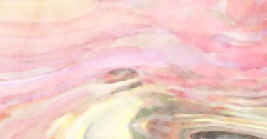 El yapımı sürreal soyut desenli suluboya. Modern sanatsal resim. 2D çizim. Arkaplan boyası karışımı. Yaratıcı duvar sanatı. Çağdaş sanat