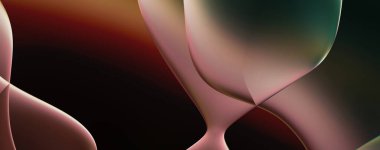 Soyut arkaplan. Değişken renk değişim dalgaları, dinamik hareketlerle. Işık dalgalarının neon renkli soyut tasarımı. Duvar kağıdı, afiş, arkaplan, kart, kitap illüstrasyonu, web sitesi.