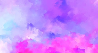 Sanatsal soyut arkaplan. Doku boyalı duvar kağıdı. Boya darbeleriyle yaratıcı bir illüstrasyon. Fırça desenli resim.