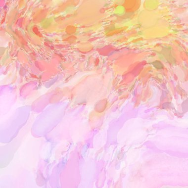 El yapımı sürreal soyut desenli suluboya. Modern sanatsal resim. 2D çizim. Arkaplan boyası karışımı. Yaratıcı duvar sanatı. Çağdaş sanat.