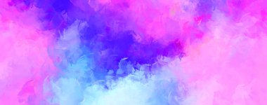 Sanatsal soyut arkaplan. Doku boyalı duvar kağıdı. Boya darbeleriyle yaratıcı bir illüstrasyon. Fırça desenli resim.