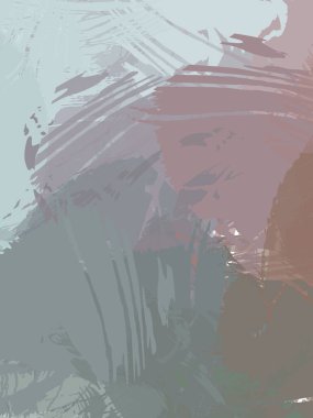 Renkli fırça darbelerinin 2B çizimi. Dekoratif doku resmi. Canlı boya desenli arka plan. Kaotik fırça darbeleri resim.