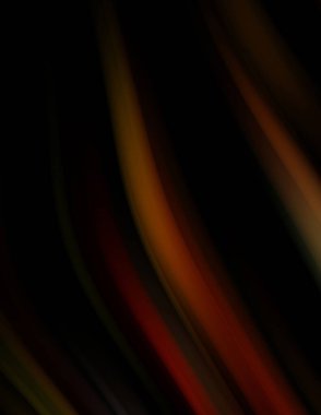 Siyah arka planda renkli düz çizgiler. Sıvı ve sıvı renkli dalgalar karanlıkta akıyor. Duvar kağıdı, afiş, arkaplan, kart, kitap, kapak, poster, afiş, broşür